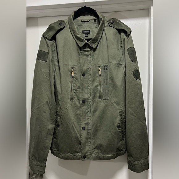 Men’s Buffalo Green Military Jacket - Picture 1 of 5